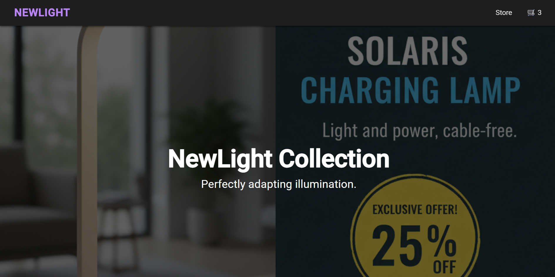 Screenshot of NewLight